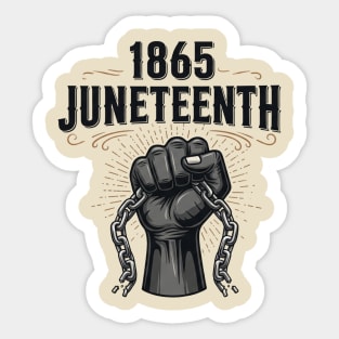 1865 Juneteenth Sticker